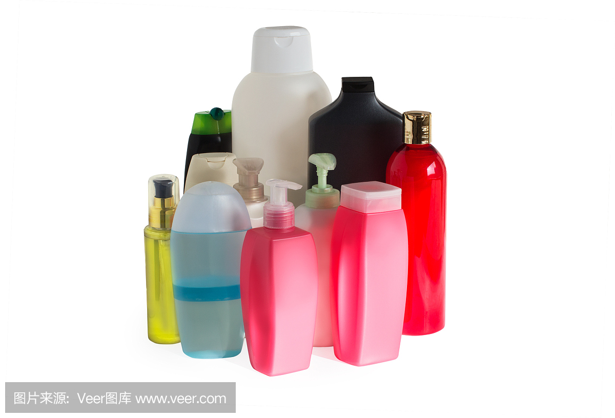 彩色塑料瓶与配料器